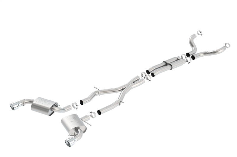 Borla 16-17 Chevy Camaro SS 6.2L ATAK Catback Single Split Rear Exit Exhaust w/Single Tips thumbnail 3