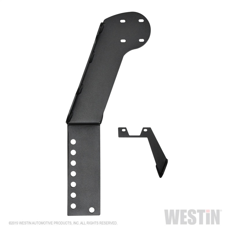 Westin 07-18 Jeep Wrangler JK WJ2 3rd Brakelight / RotoPax Combo Mount - Textured Black thumbnail 7