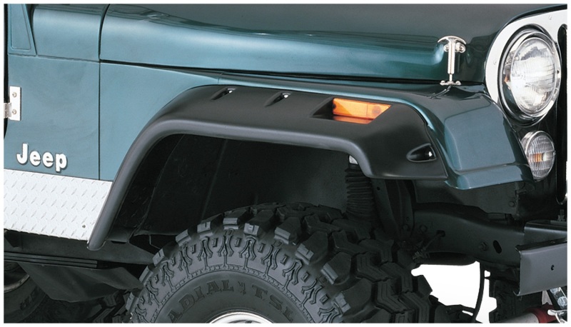 Bushwacker 59-83 Jeep CJ5 Cutout Style Flares 2pc - Black thumbnail 4