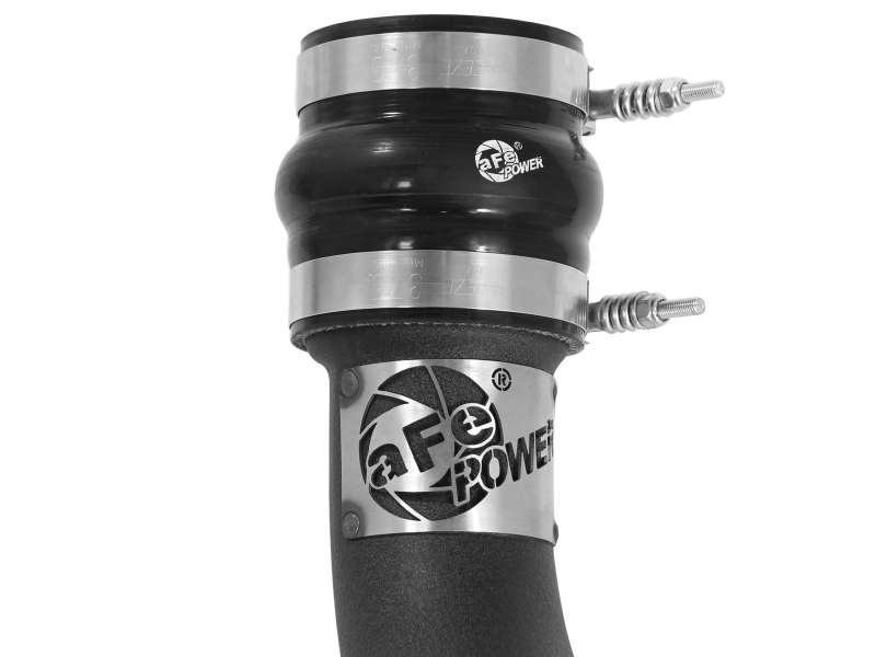 BladeRunner 3 IN Aluminum Hot Charge Pipe Black