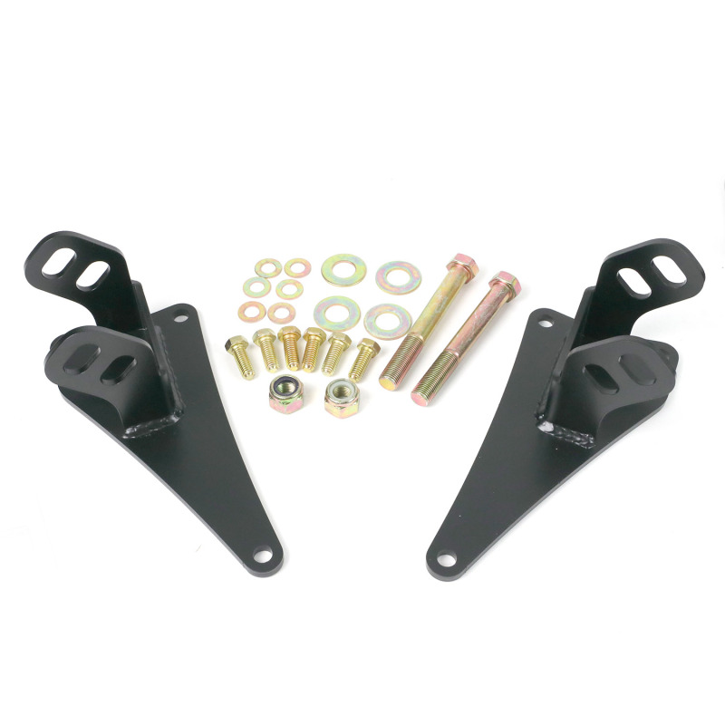 RideTech Motor Mounts for 1965-1979 F-100, 1975-1979 F-150 - 12319503 Engine Mount Brackets, Steel, Black, Ford, Modular, Pair thumbnail 2