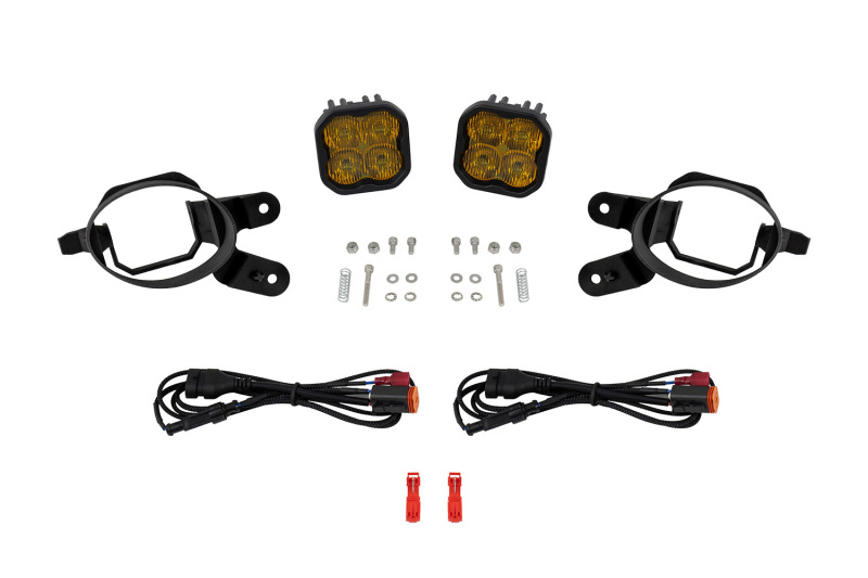 Diode Dynamics 10-13 Lexus IS250C SS3 LED Fog Light Kit (3000K) Sport Yellow SAE Fog - Yellow
