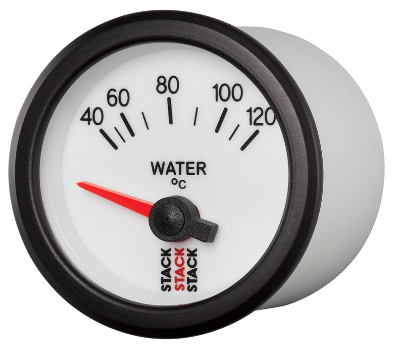 Autometer Stack 52mm 40-120 Deg C M10 Male Electric Water Temp Gauge - White thumbnail 9