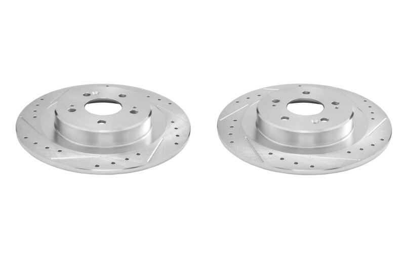 Power Stop 21-25 Acura TLX Rear Drilled & Slotted Rotor - Pair