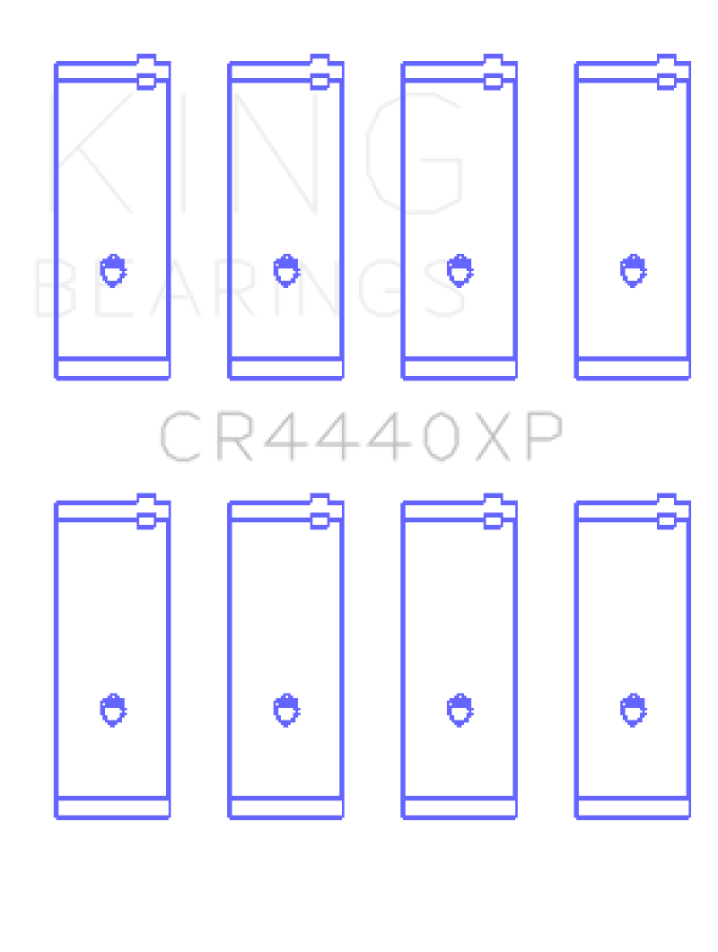 King Engine Bearings Ford Cortina 2000 XL - European (Size STD) Performance Rod Bearing Set thumbnail 2