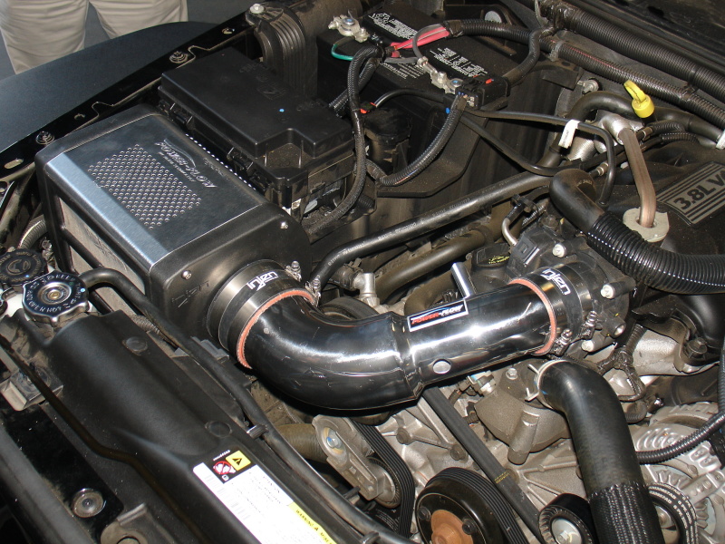 Injen 07-09 Wrangler 3.8L V6 w/ Box Wrinkle Black Power-Flow Air Intake System thumbnail 8