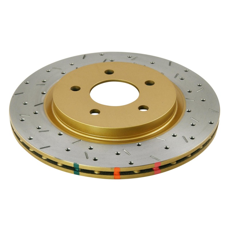 DBA HD Series 4000XS Brake Rotors DBA42114XS Disc Rotor, Cross-Drilled, Slotted, 4000 XS Series, Uni-Directional, Ford, Mustang, Rear, Each thumbnail 9