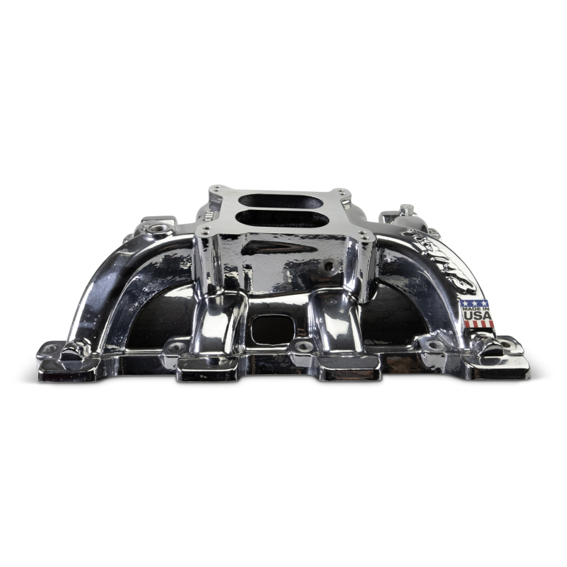 Edelbrock Performer RPM LS1 Intake Manifolds 71187-CP Manifold, RPM, Carbureted, Aluminum, Chrome Plasma Coated, Dual Plane, Cathedral Port, Chevy, 4.8, 5.3, 5.7, 6.0L, Each thumbnail 9