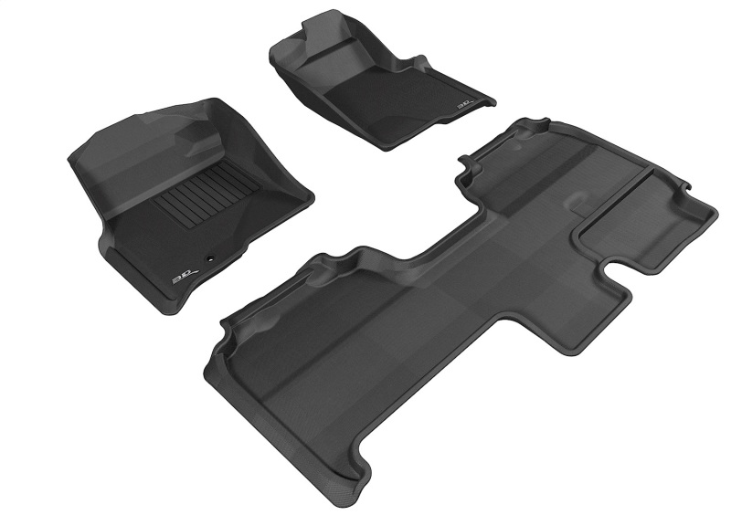 3D MAXpider 09-10 Ford F-150 Super Cab Kagu Black Full Set thumbnail 2