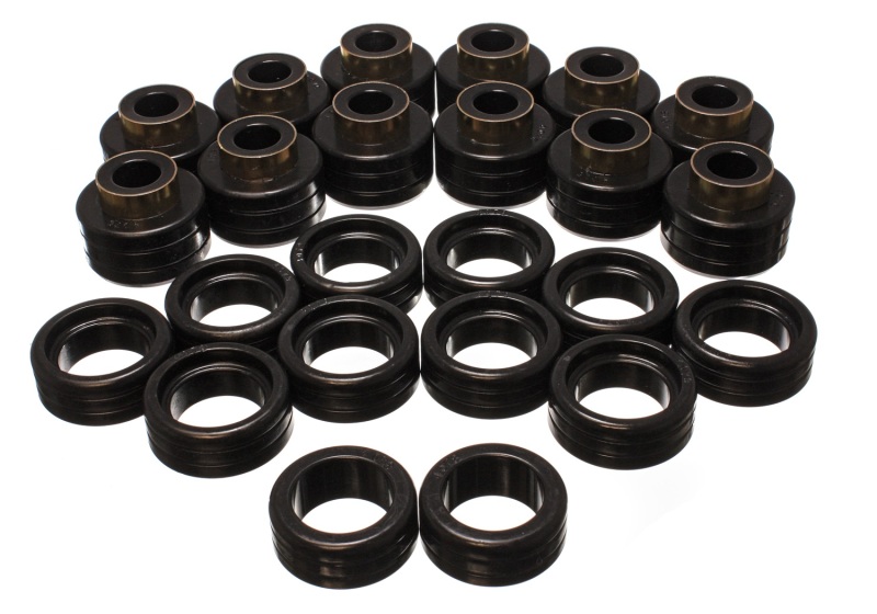 Energy Suspension 92-99 GM Denal XL/Suburban 2WD/Yukon XL 2WD Black Body (Cab) Mount Set thumbnail 4