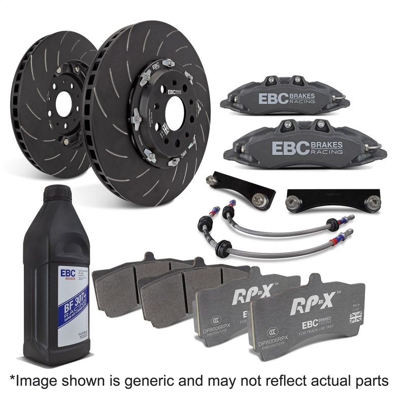 EBC Racing 2006 BMW 1-Series Supercup Anodized Apollo-4 Calipers 330mm Rotors Front Big Brake Kit thumbnail 2