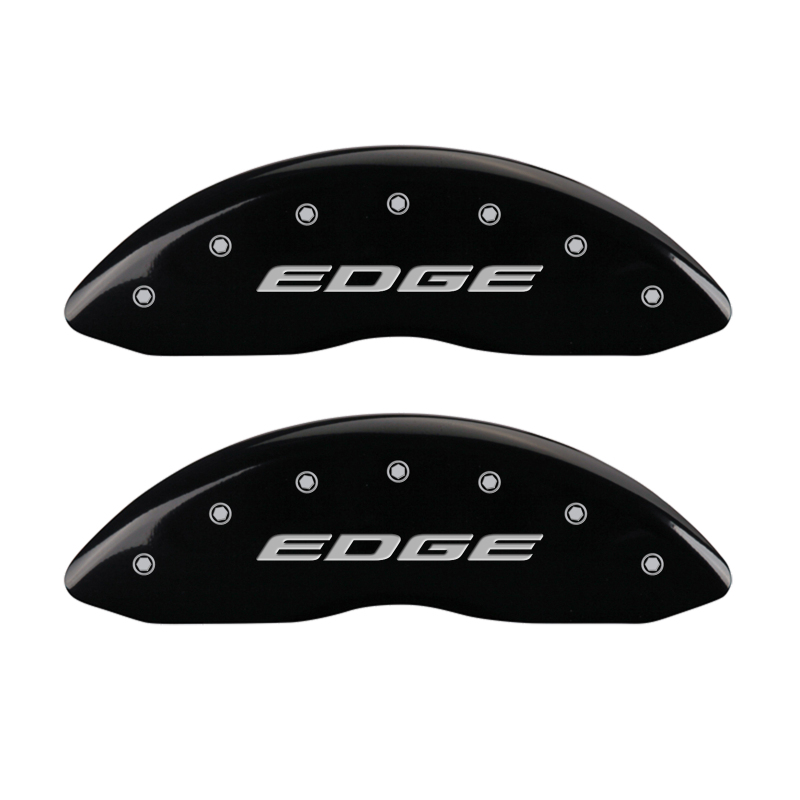MGP 4 Caliper Covers Engraved Front & Rear EDGE/2015 Black finish silver ch thumbnail 7