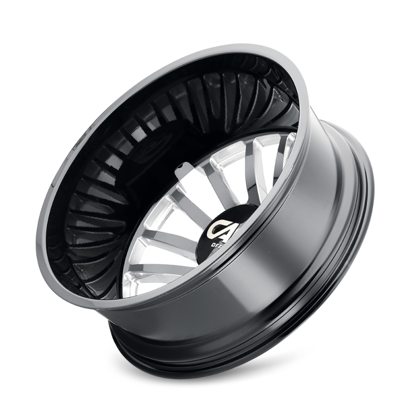Cali Off-Road 9110D Summit Dually 22x8.25 / 8x165.1 BP / -192mm OS / 121.3mm Hub Gls Blk Mill Wheel