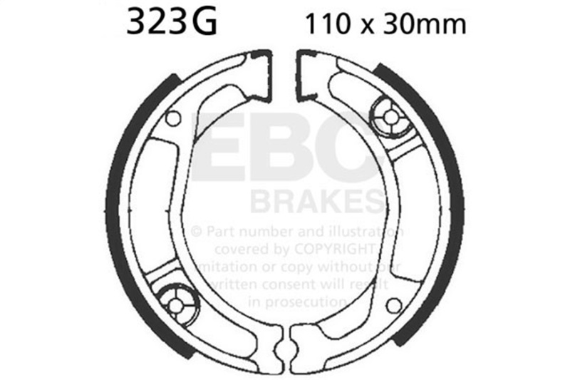 EBC 88-90 Honda NX 250 Rear Left Sintered R/HH Brake Pads