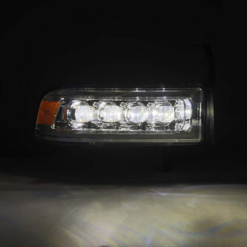 AlphaRex 94-01 Dodge Ram 1500 NOVA LED Headlights Chrome w/ Activ. Light Seq. Signal and SB DRL thumbnail 7