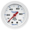 Autometer Marine White 2 1/16in 100 psi Mechanical Oil Pressure Gauge thumbnail 5