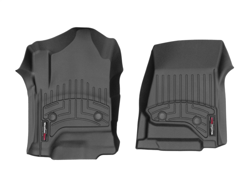 WeatherTech 2014+ Chevrolet Silverado 1500 Vinyl Front FloorLiner - Black (Fits Double / Crew Cab) thumbnail 2
