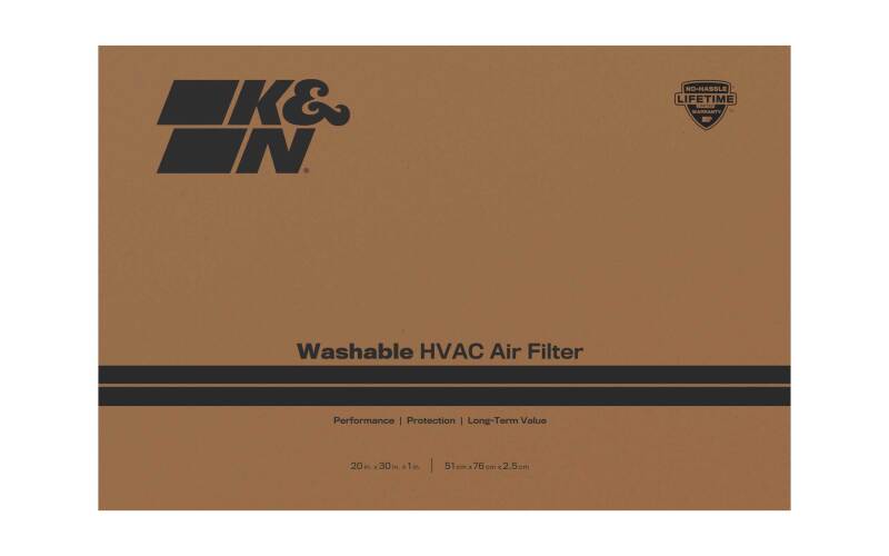 K&N HVAC Filter 20 X 30 X 1 Merv 8 thumbnail 2