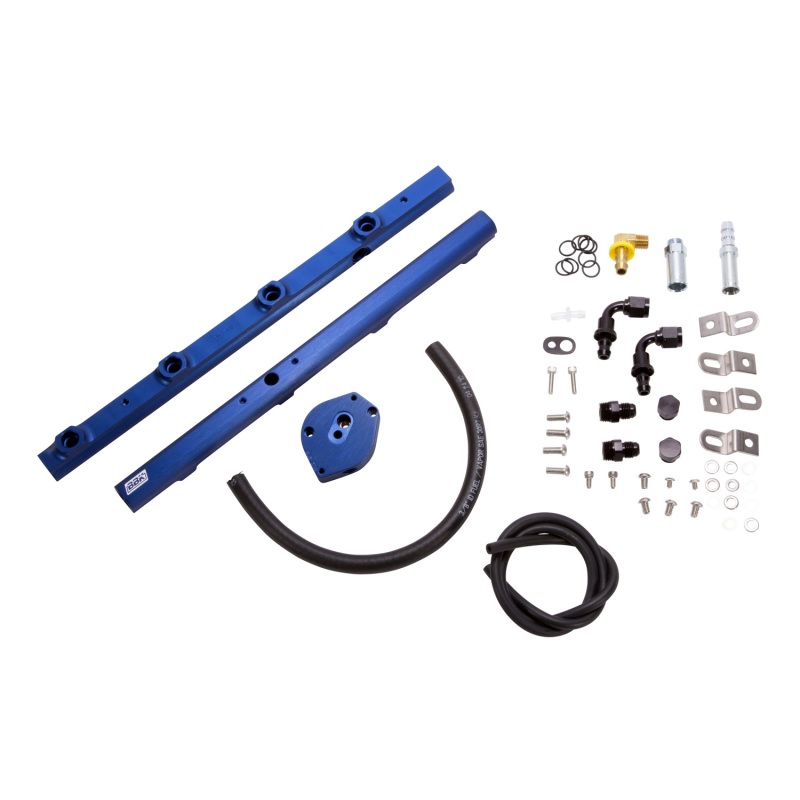 BBK 96-98 Mustang 4.6 GT High Flow Billet Aluminum Fuel Rail Kit thumbnail 2