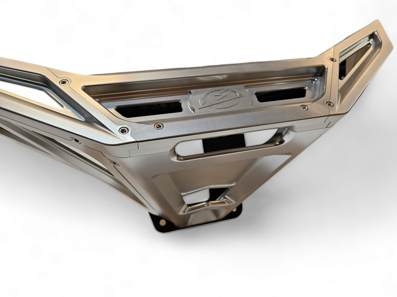 Elektric Offroad 2022-2025 Polaris Rzr Pro R/ Pro S/Turbo R Billet Front Winch Bumper Anodized Clear thumbnail 9