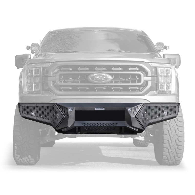 Go Rhino 21-23 Ford F-150 (4dr) Element Front Bumper w/ Fixed Light Bar Mount - Tex. Blk thumbnail 2
