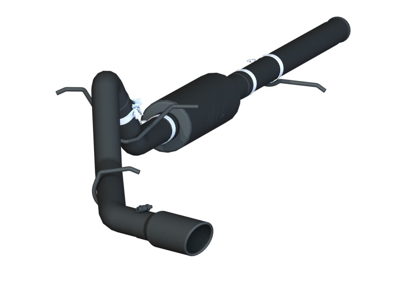 MBRP 14-17 Chevrolet Silverado 1500 4.3/5.3L 3in Cat Back Single Side Exit Black Exhaust thumbnail 4