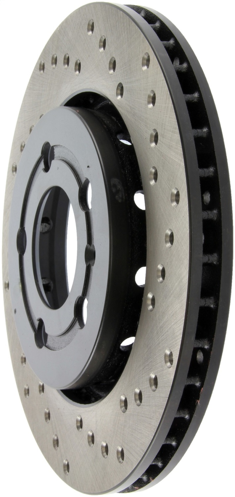 StopTech 03-05 VW Golf GTi (vented rear discs) Drilled Left Rear Rotor thumbnail 5