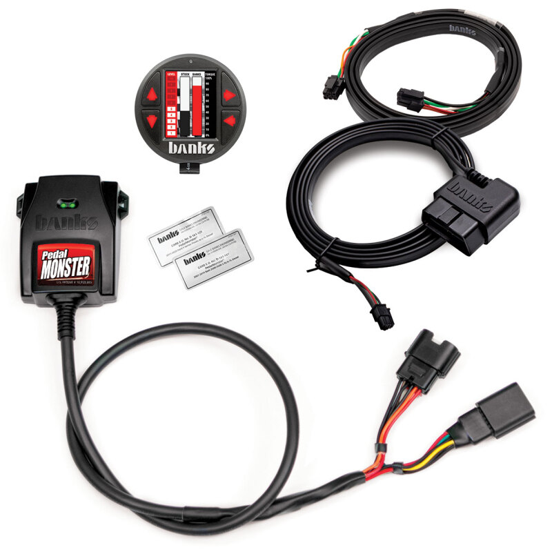 Banks Power Pedal Monster Kit Molex MX64 6 Way With iDash Data Pro 07-19 RAM and 11-20 FORD 6.7L thumbnail 2