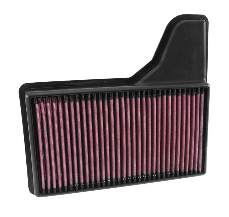 K&N Replacement Panel Air Filter for 2015 Ford Mustang 2.3L L4/3.7L V6/5.0L V8 thumbnail 2
