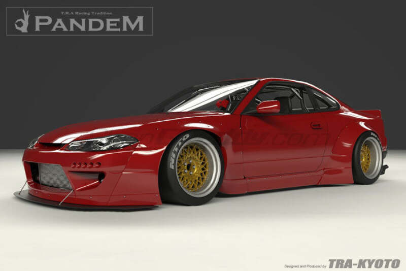 GReddy 1999-2002 Nissan Silvia Full Rocket Bunny S15 Pandem Aero Kit thumbnail 6