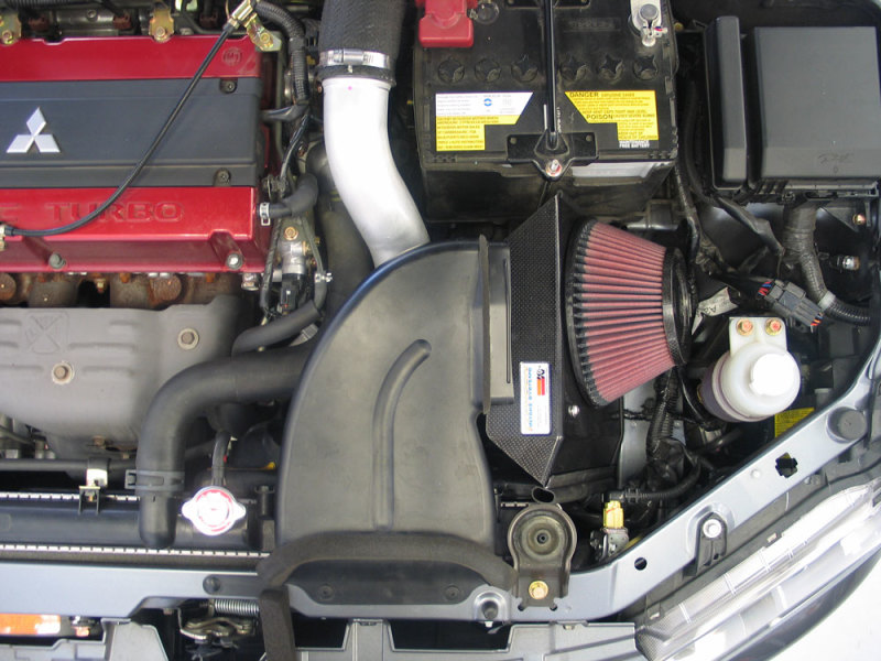 K&N 03-04 Evo 8 ONLY Polished Typhoon Short Ram Intake thumbnail 4