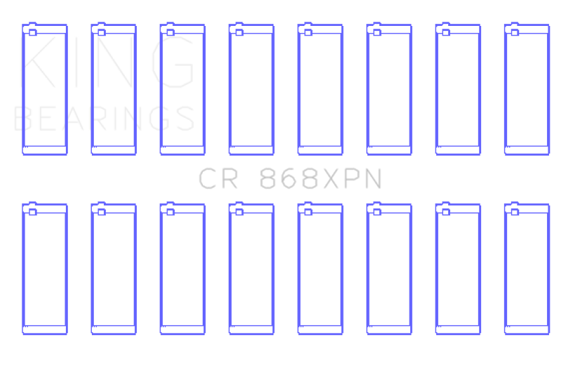 King Engine Bearings Ford Prod V8 4.6L/5.4L (Size 0.026) Performance Rod Bearing Set - Size +0.026mm thumbnail 5