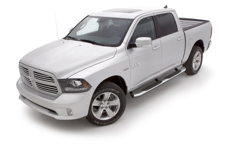 Lund 09-15 Dodge Ram 1500 Crew Cab (Built Before 7/1/15) 5in. Oval Bent Nerf Bars - Chrome thumbnail 8