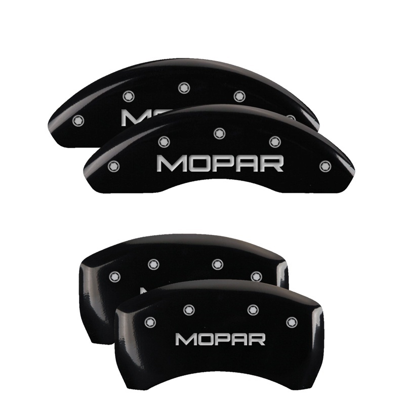 MGP 4 Caliper Covers Engraved F & R Chrysler Wing Yellow Finish Black Char 2004 Chrysler Pacifica thumbnail 7