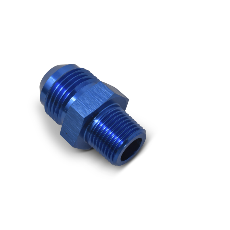 Russell Performance -12 AN to 1/2in NPT Straight Flare to Pipe (Blue) thumbnail 8