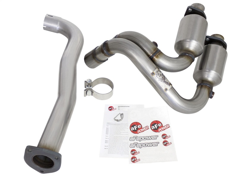 aFe Power Direct Fit Catalytic Converter Replacements Front 00-03 Jeep Wrangler (TJ) I6-4.0L thumbnail 5