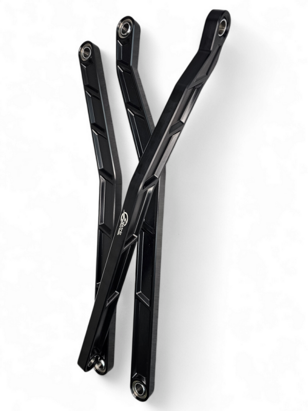 Elektric Offroad 2017+ Can-Am X3 Maverick High Clearance Radius Rods In Black Finish For 72In