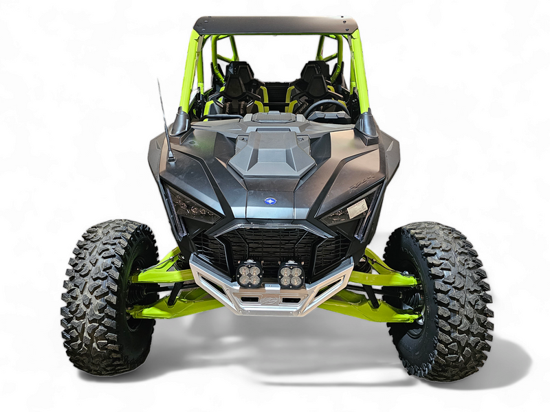 Elektric Offroad 2022-2025 Polaris Rzr Pro R/ Pro S/Turbo R Billet Front Winch Bumper Anodized Clear