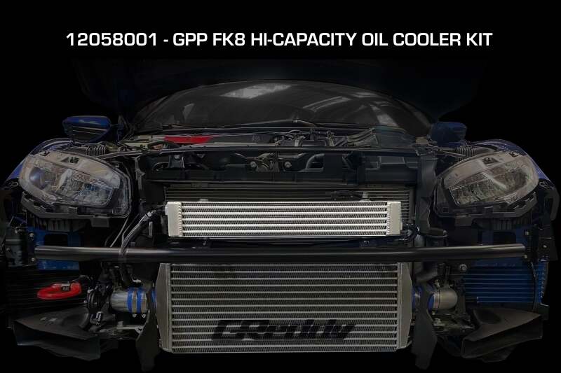 GReddy 2017+ Honda Civic Type-R High Capacity Front Mount Oil Cooler Kit thumbnail 6