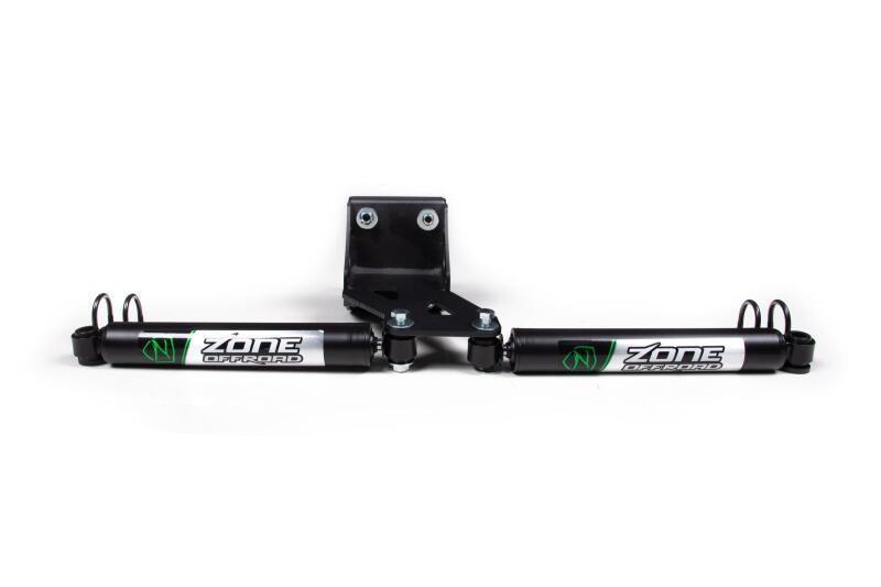 Zone Offroad 05-23 Ford F250/F350 Super Duty Dual Stabilizer Kit w/Fox Adventure Shock