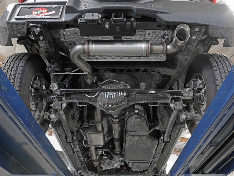 aFe Apollo GT 3in 409 SS Cat-Back Exhaust 2021 Ford Bronco L4-2.3L (t)/V6-2.7L (tt) w/ Polished Tips thumbnail 9