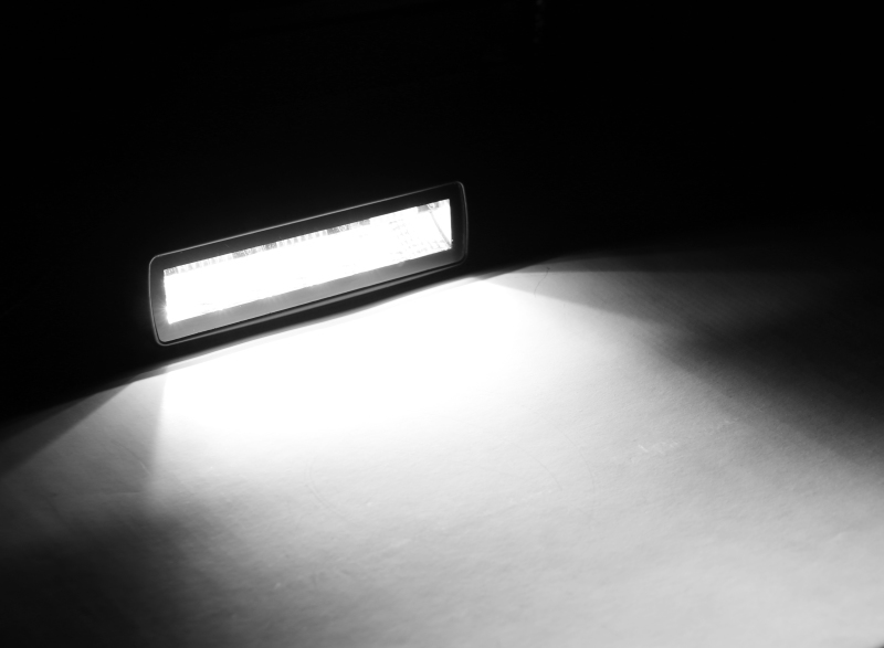 Go Rhino Xplor Blackout Combo Series Sixline LED Flood Lights w/Amber (Surface Mount) - Blk (Pair) thumbnail 9