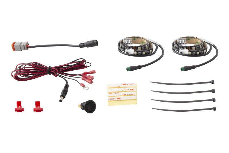 Diode Dynamics RGBW Footwell Strip Kit 2pc Multicolor thumbnail 3