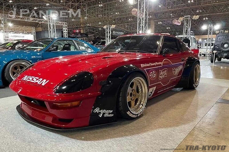 GReddy 1975-1978 Pandem Datsun 280Z (130Z) Rocket Bunny Full Widebody Aero Kit w/ Wing thumbnail 8