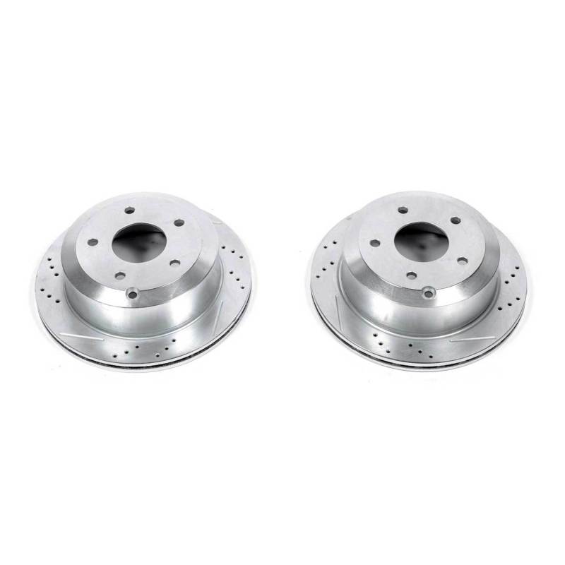 Power Stop 05-06 Pontiac GTO Rear Evolution Drilled & Slotted Rotors - Pair thumbnail 3