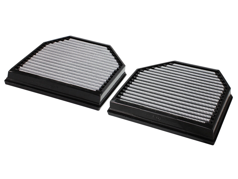 aFe MagnumFLOW OEM Replacement Air Filter PRO Dry S 2015 BMW M3/M4 (F80/F82) 3.0L S55 (tt) Qty. 2 thumbnail 8
