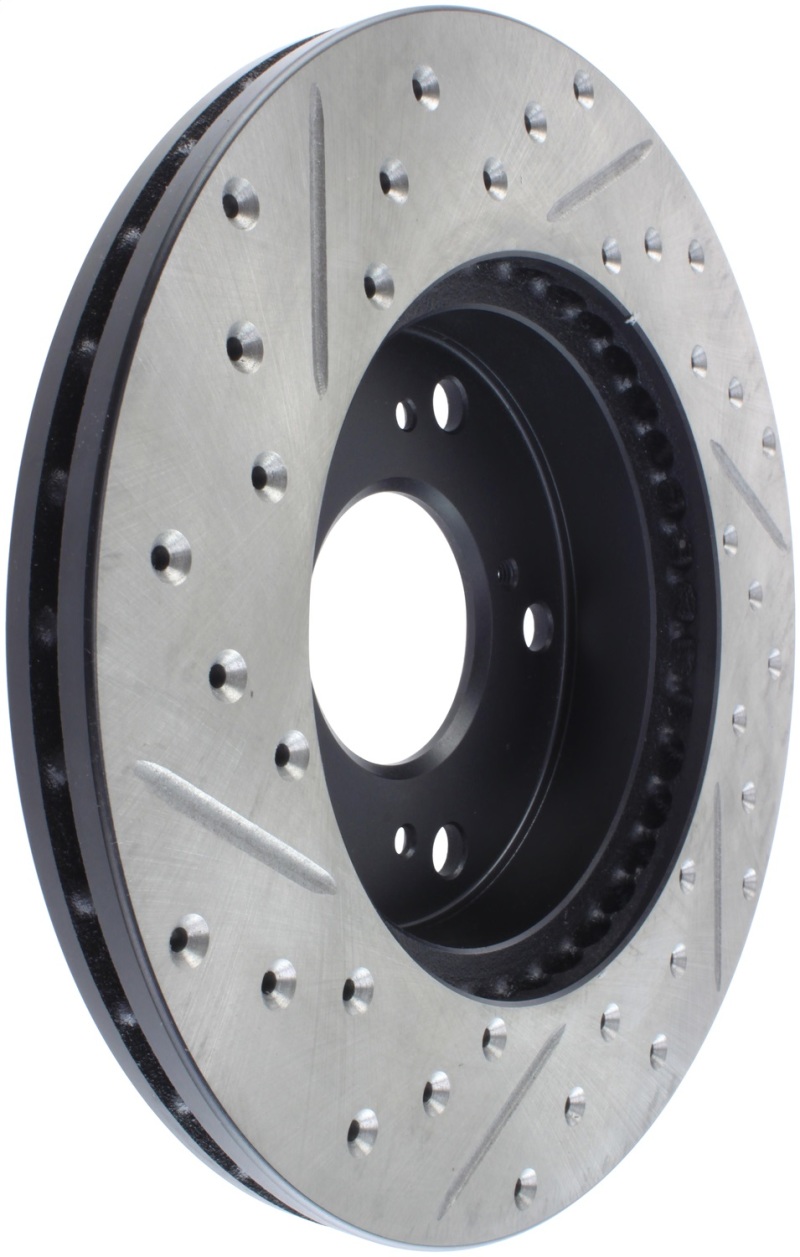 StopTech 02-06 Acura RSX Slotted & Drilled Left Front Rotor thumbnail 5