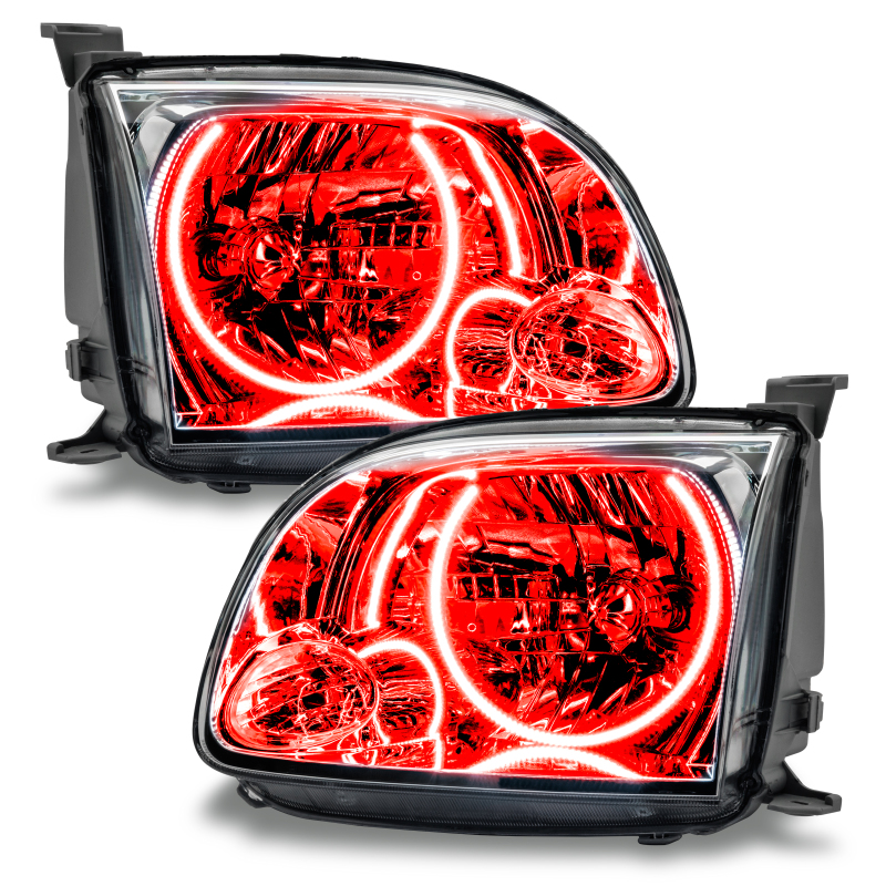 Oracle Lighting 0506 Toyota Tundra Regular/Accessible PreAssembled Halo Headlights Red thumbnail 4