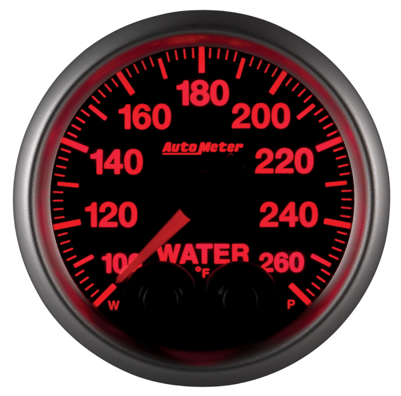 Autometer Elite Nascar 2-1/16in 100-260 Deg. F Water Temp. w/ Peak and Warn Gauge w/ Pro-Control thumbnail 9