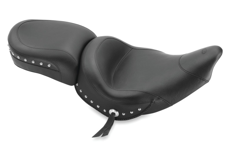 Mustang 14-21 Indian Chieftain, Chief, Dark Horse, Vintage Standard Tour Solo Seat w/Studs - Black